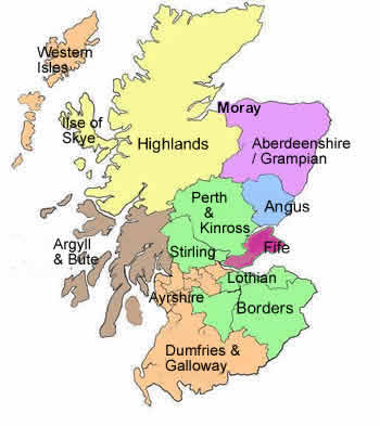 Campsites in Scotland